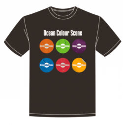 Ocean Colour Scene 2025 Tour t-shirt - chocolate