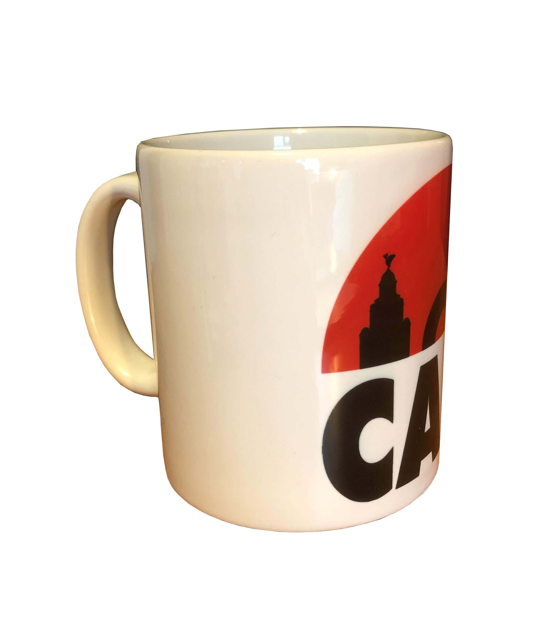 Cast mug - white - side